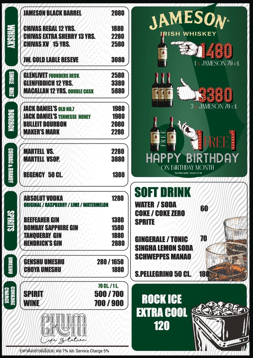 CHUM menu 7