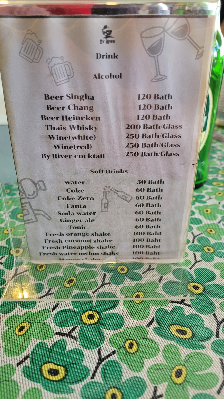 Yokyor by River Tha Din Daeng menu 3