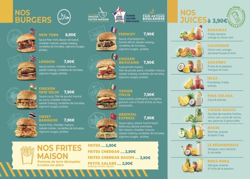 Burger N Juice menu 2