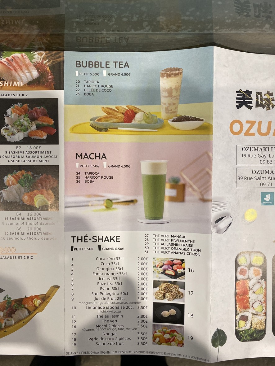 Ozumaki Luxembourg menu 3