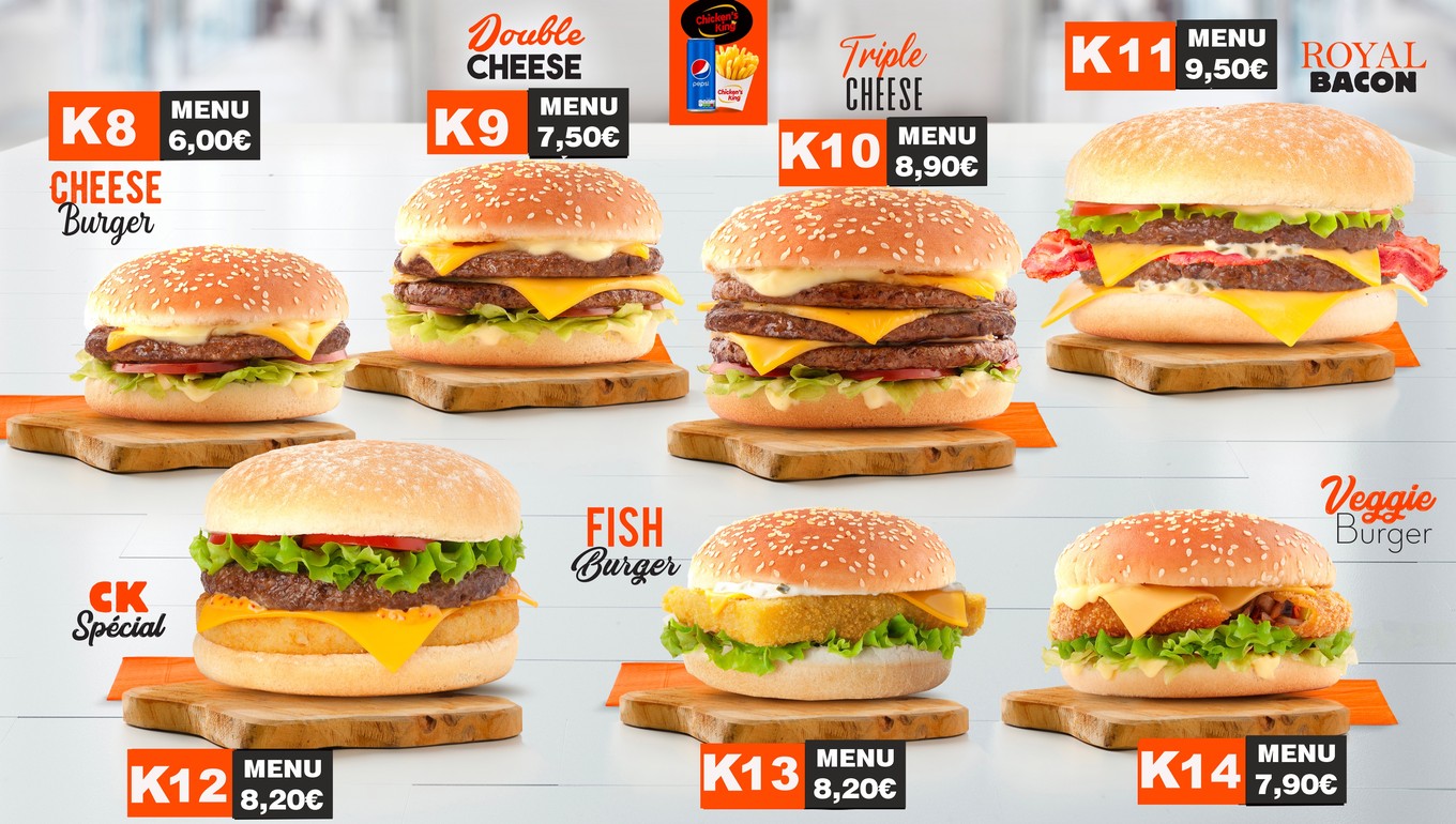 CHICKEN'S KING - Porte d'Italie menu 2