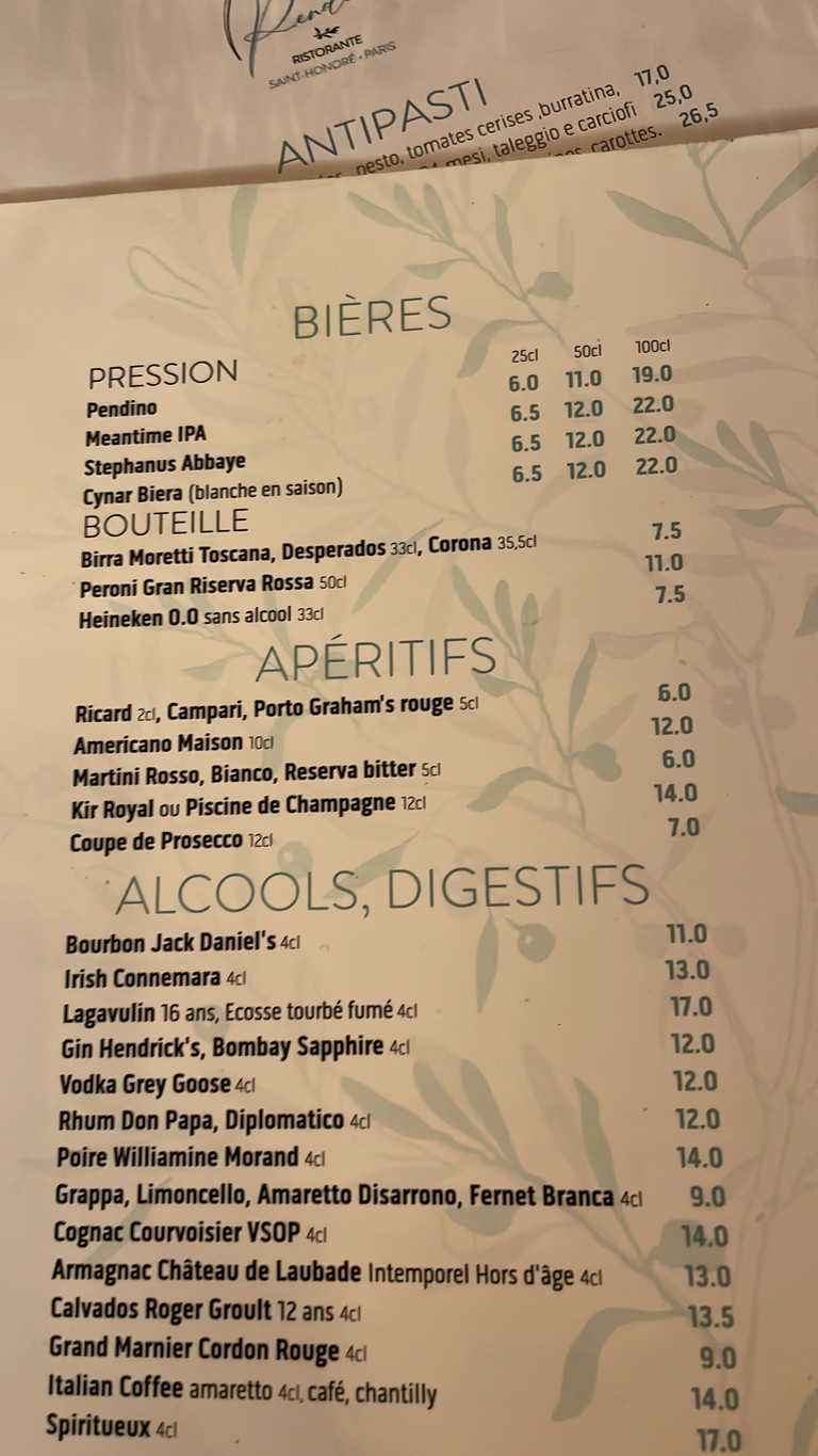 RESTAURANTE PENDINO menu 2