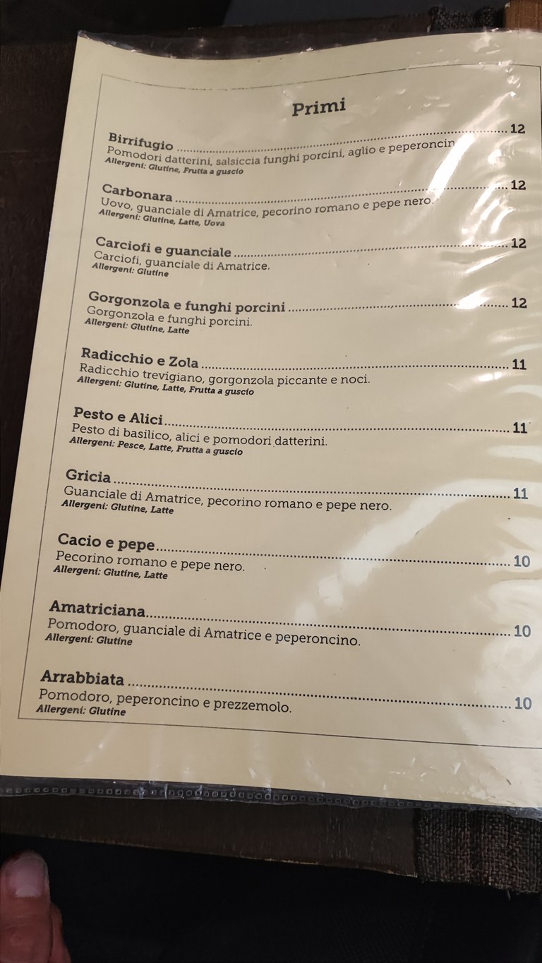 Birrifugio Trastevere menu 3
