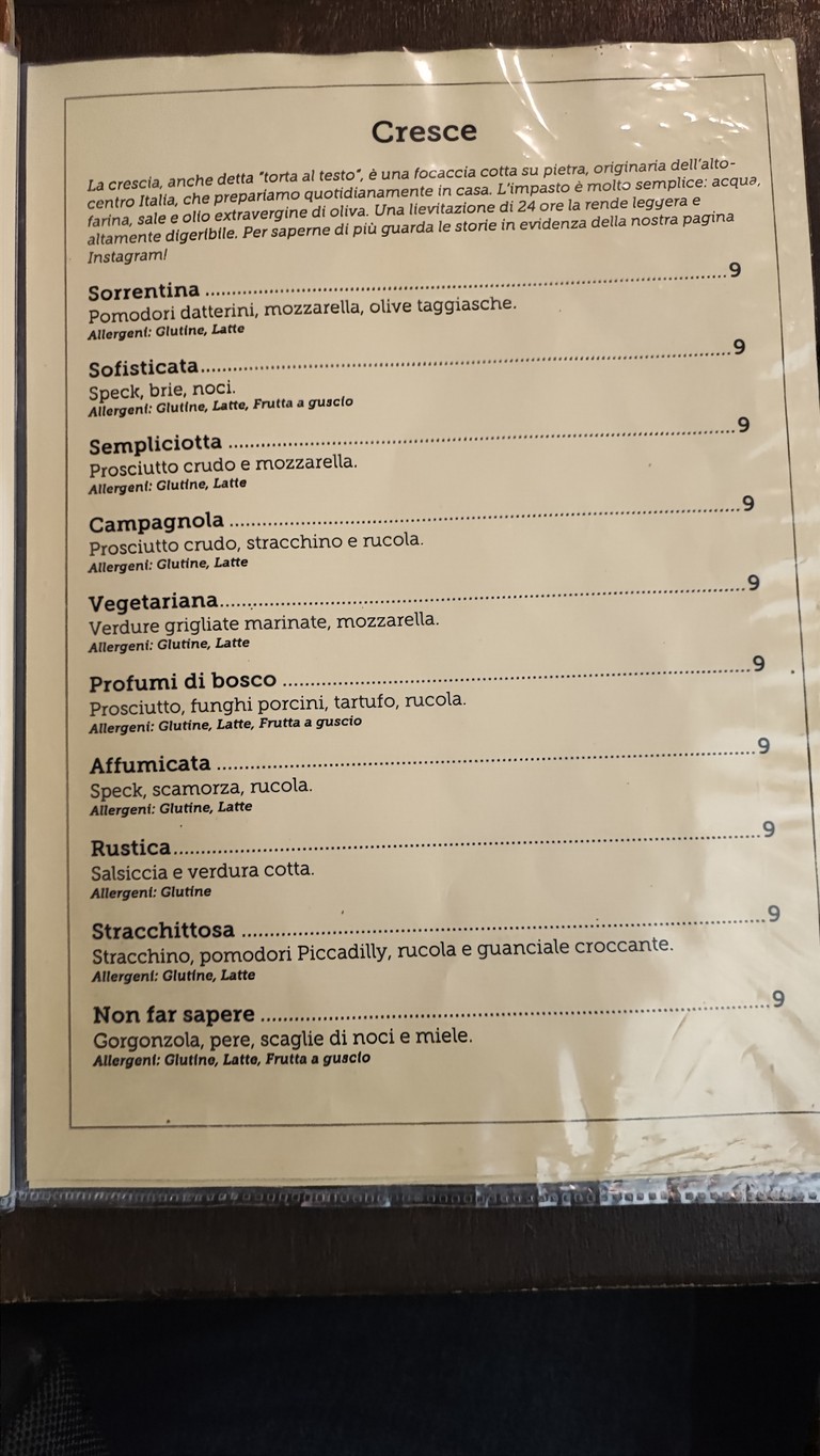 Birrifugio Trastevere menu 5