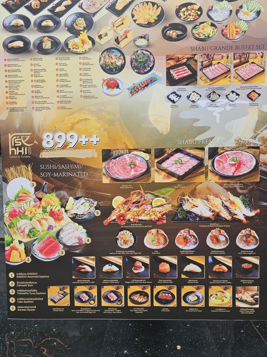 Kisekhi Buffet Restaurant menu 1