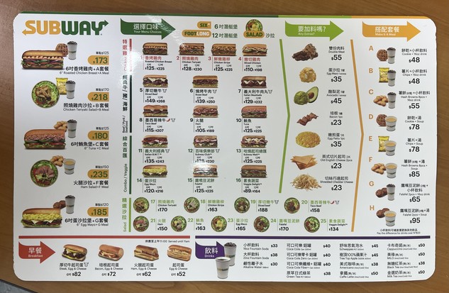 SUBWAY Sānchóng Zhèngyì Diàn