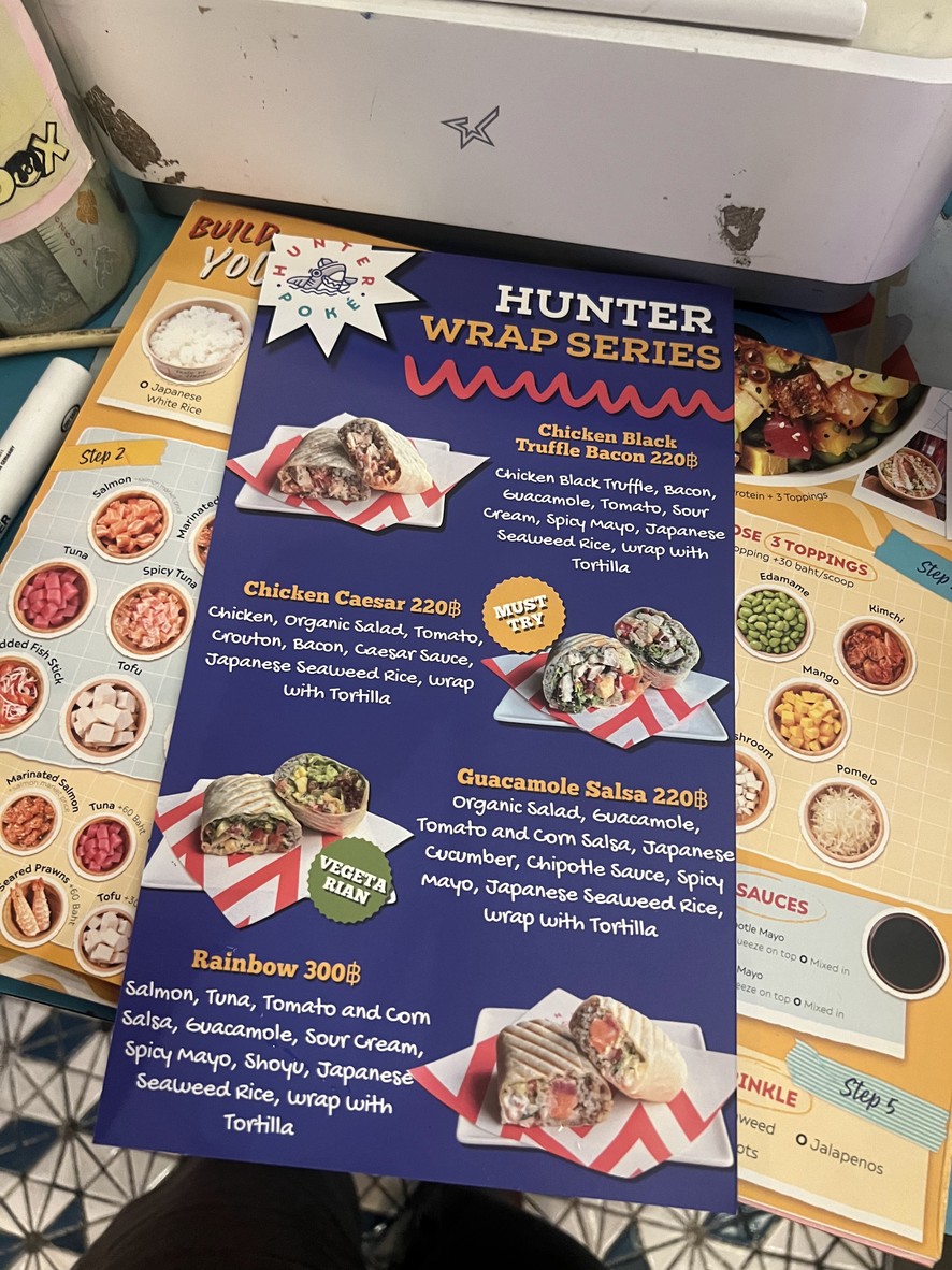 Hunter Poke menu 1