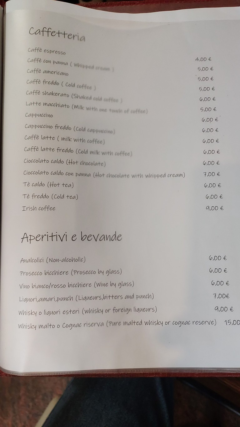 Universal Bar Pizzeria menu 7