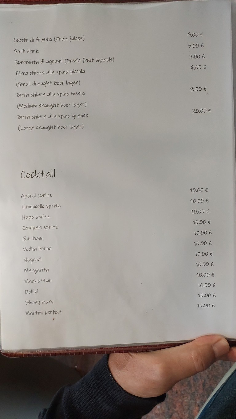 Universal Bar Pizzeria menu 8