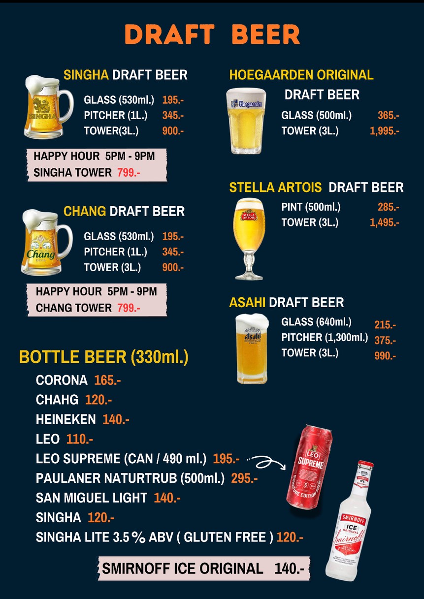 Fu Bar menu 4