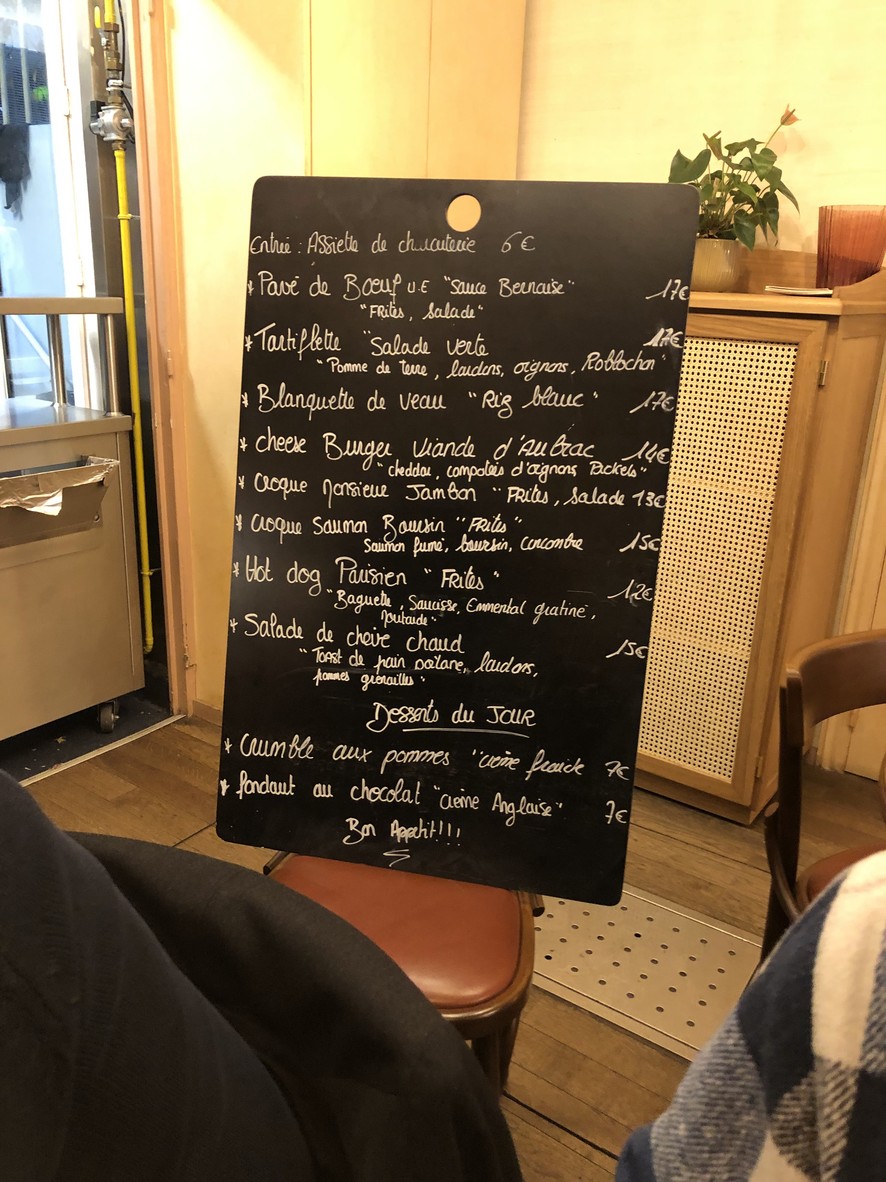Les pipelettes menu 1