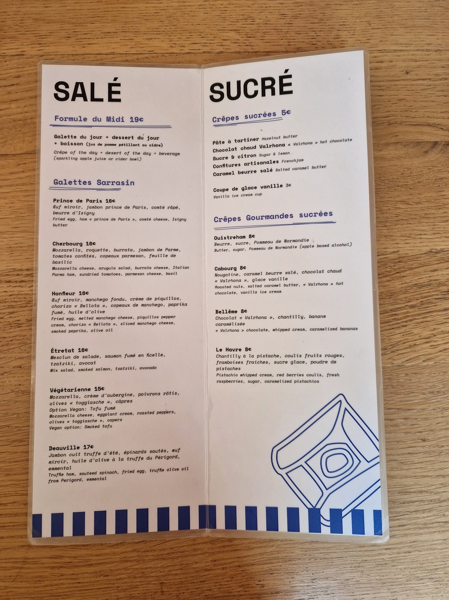 Buckwheat menu 2