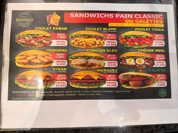 Street sandwich