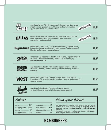 Blend Hamburger Beaumarchais
