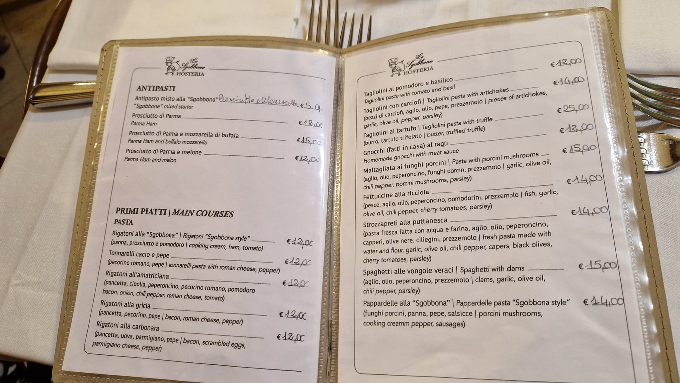 Lo Sgobbone Da Pippo menu 1