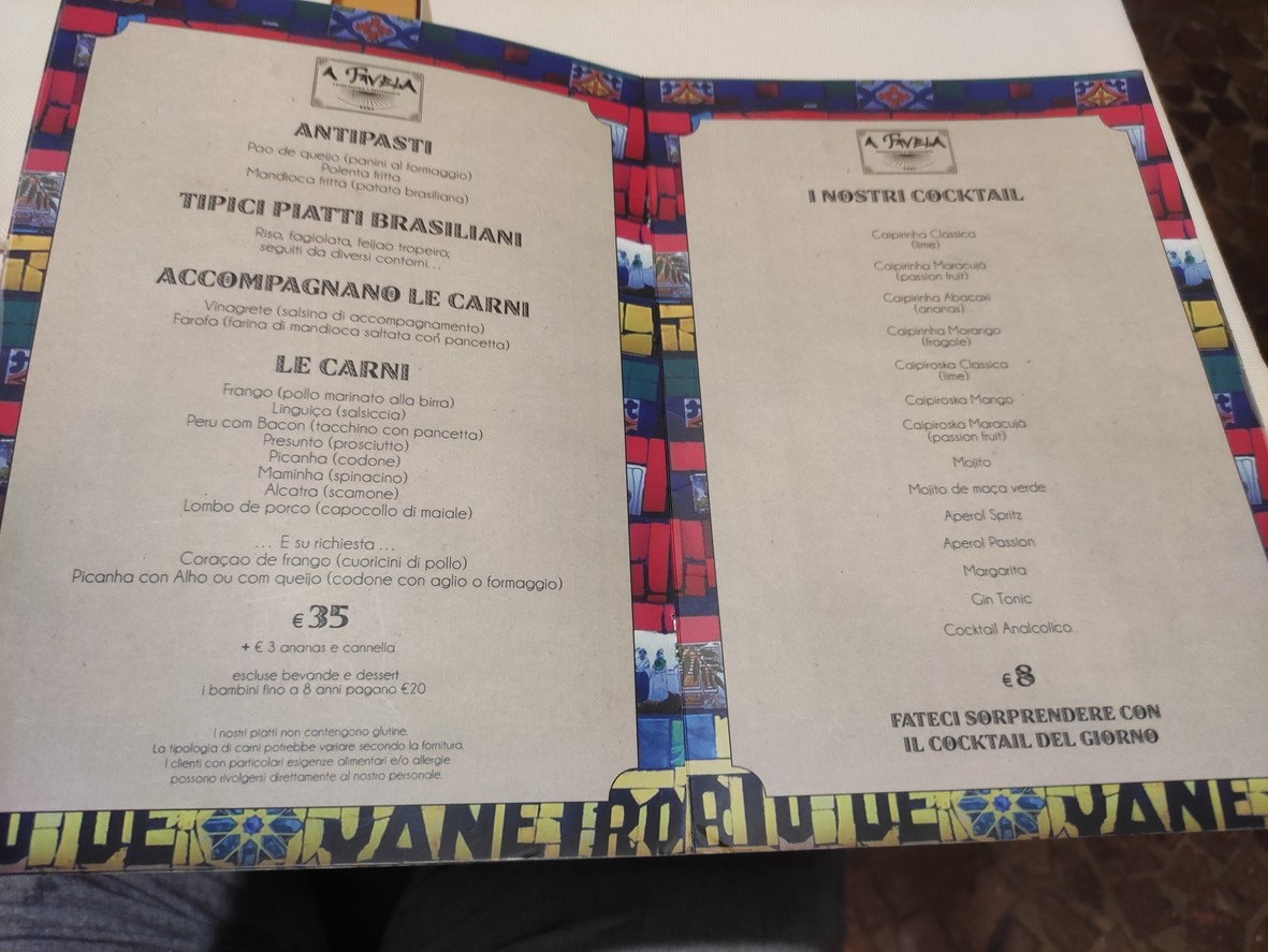A Favela - Churrascaria e Restaurante menu 1