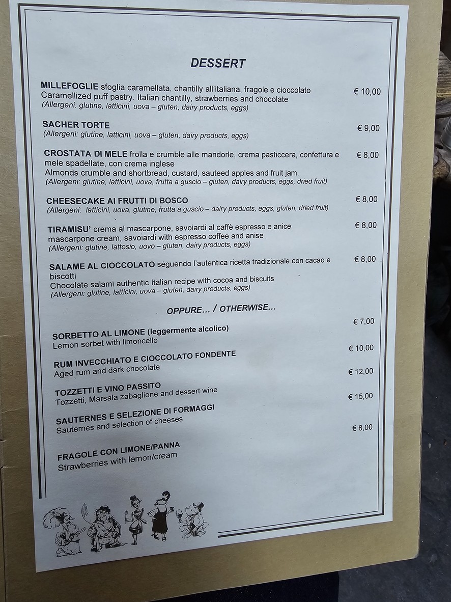 Ristorante Dillà menu 6
