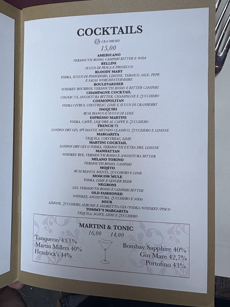 Ristorante Dillà menu 9