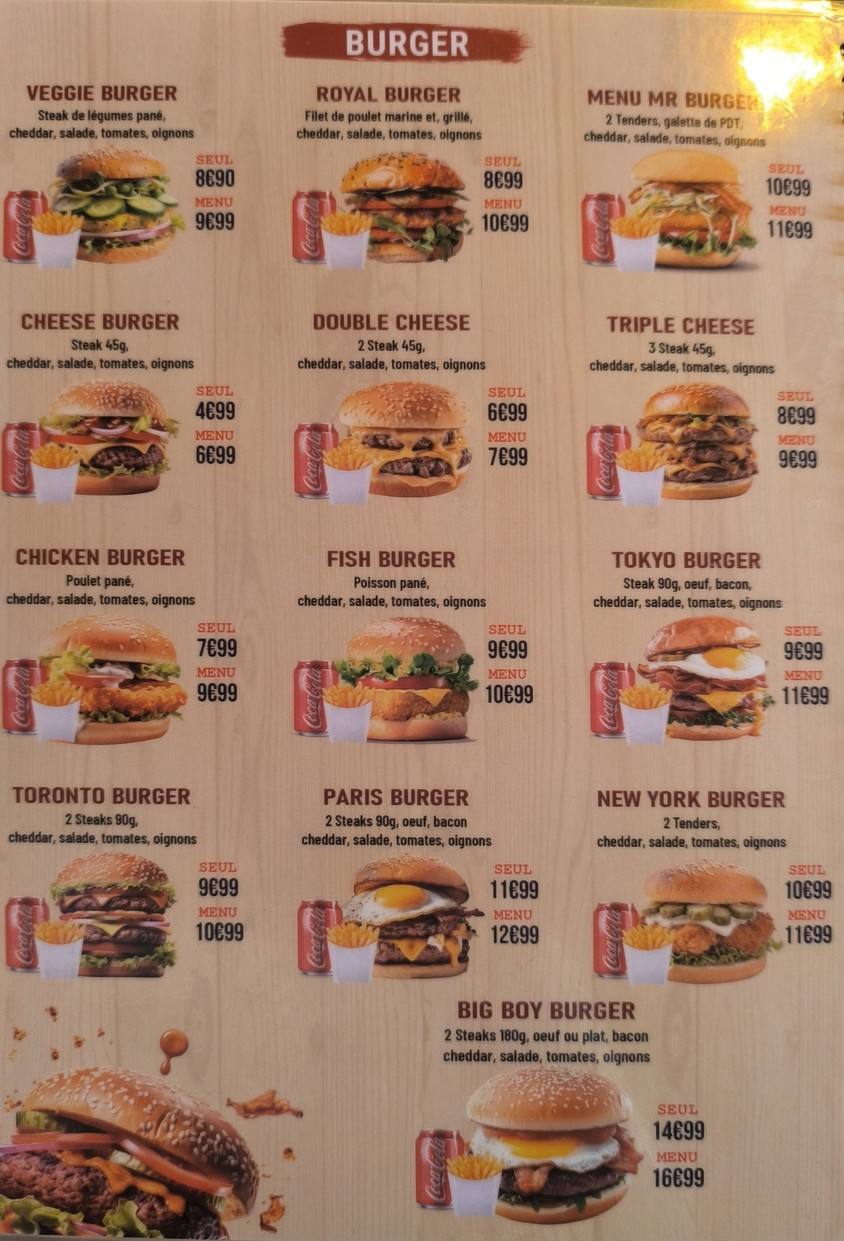 Mr.Wings menu 2