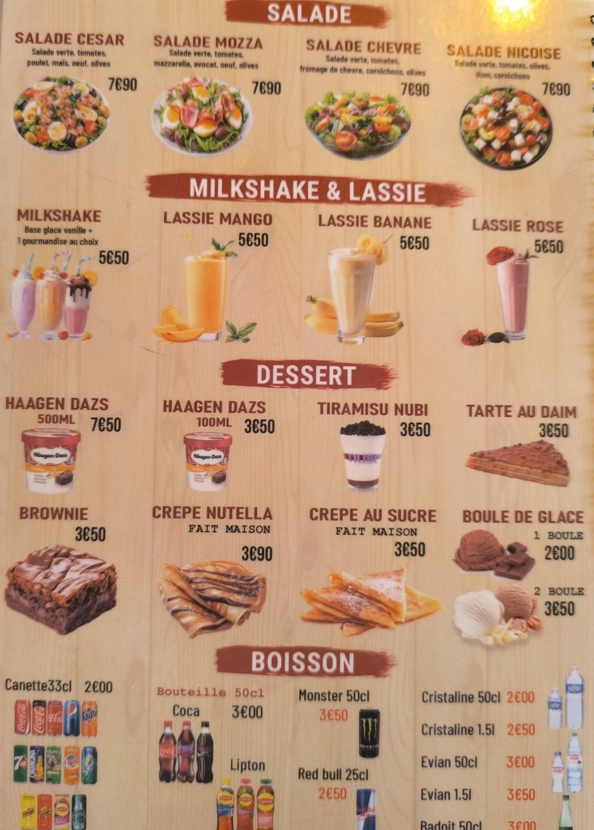 Mr.Wings menu 4