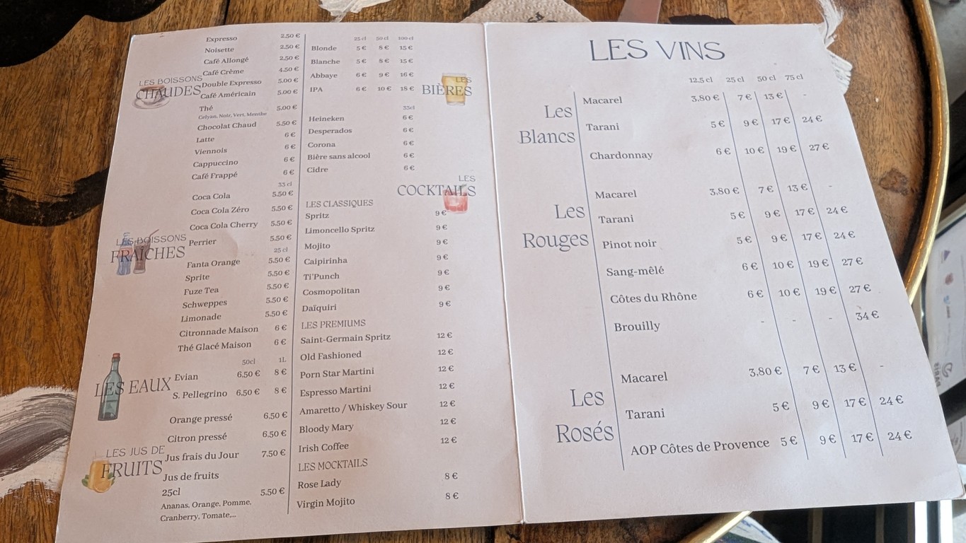 Extérieur Quai - Restaurant - Bar menu 3