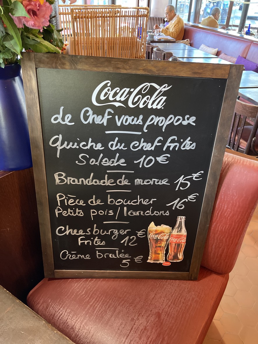 Au Rendez-Vous des Artistes menu 2
