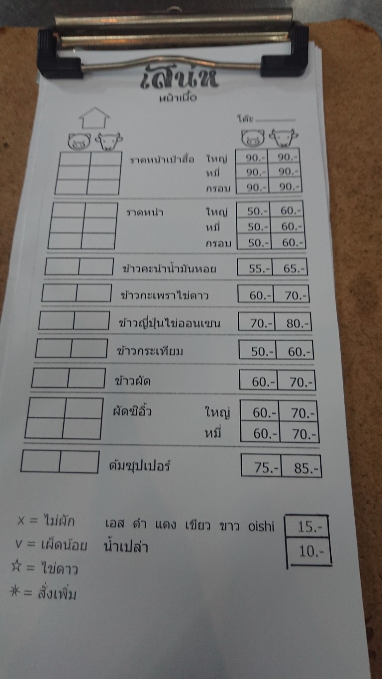 เสน่ห์หน้าเนื้อ menu 1