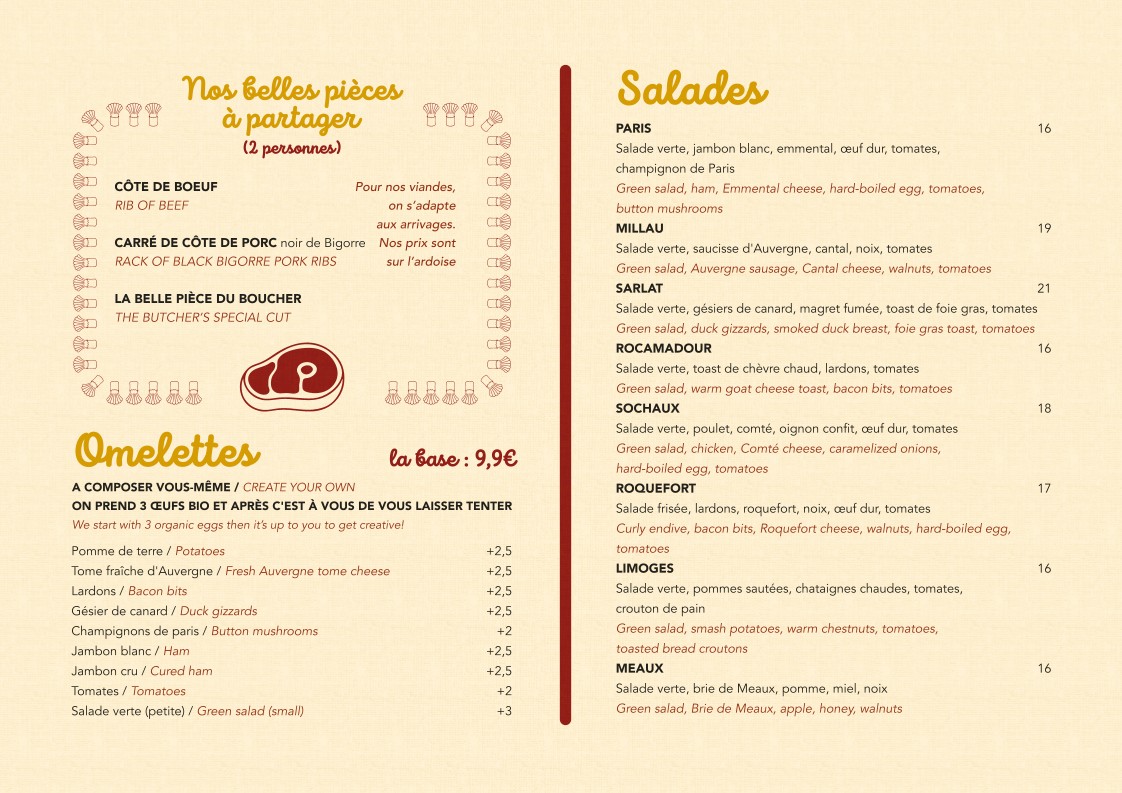 Gaston & Marlo menu 2