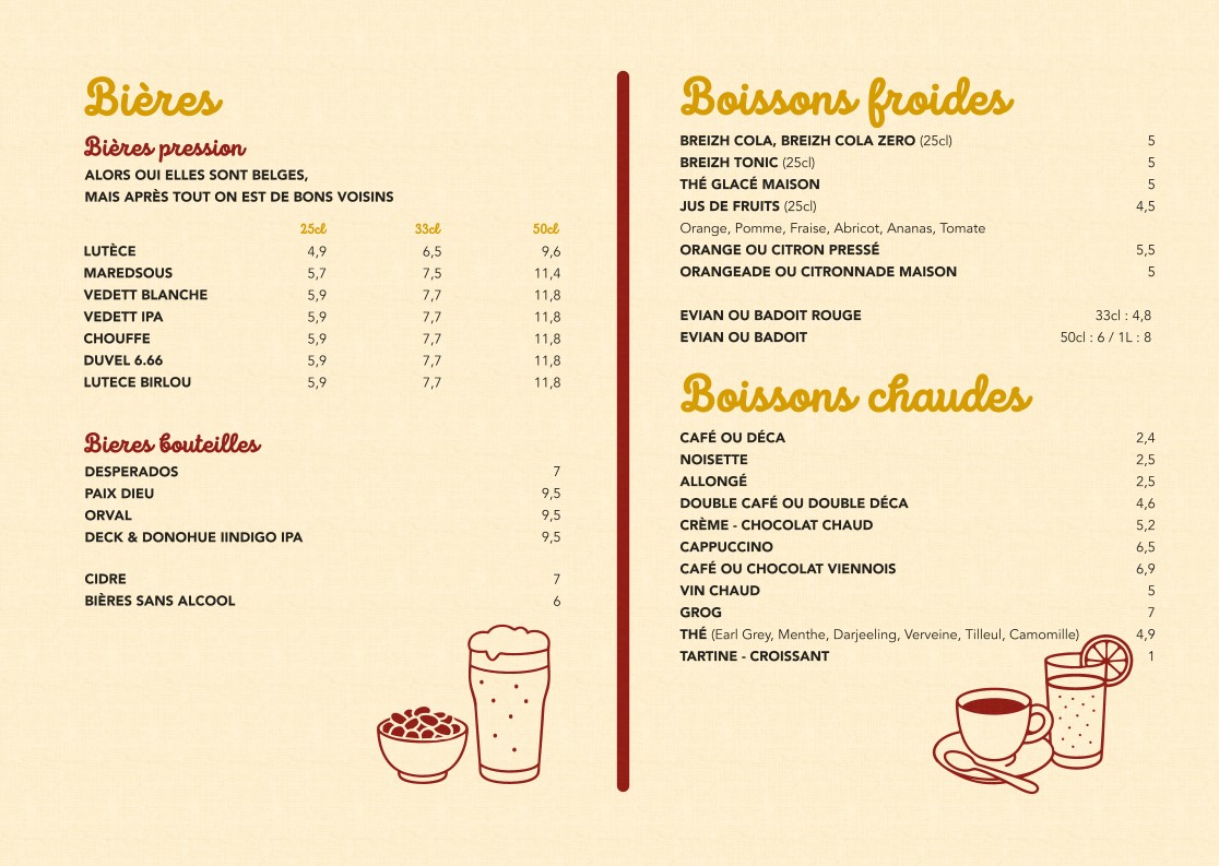 Gaston & Marlo menu 3