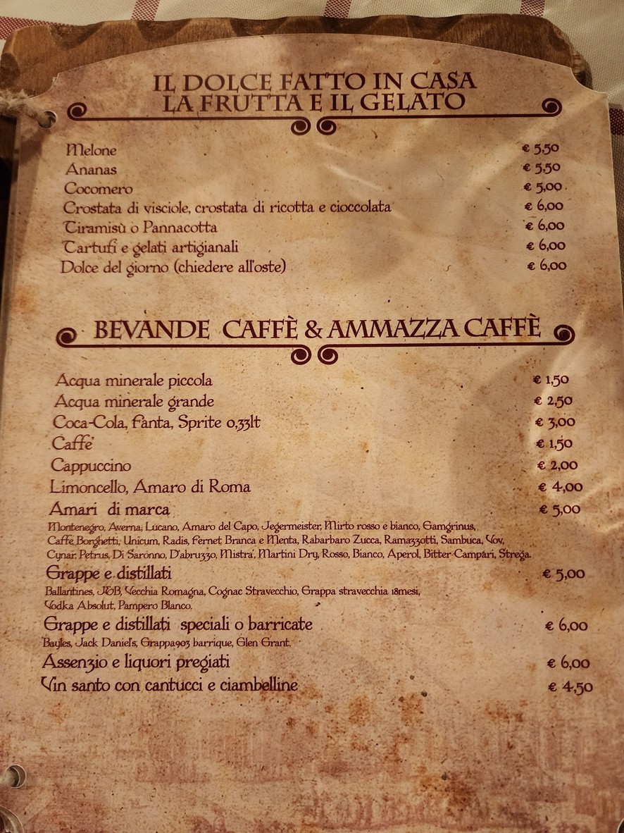 Ai Balestrari a Porta Pia menu 6