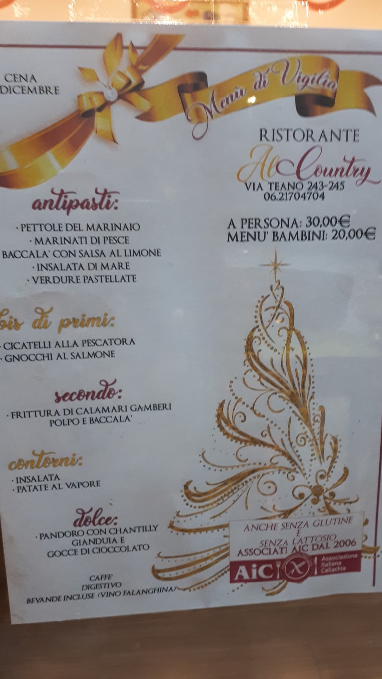 Al Country menu 1