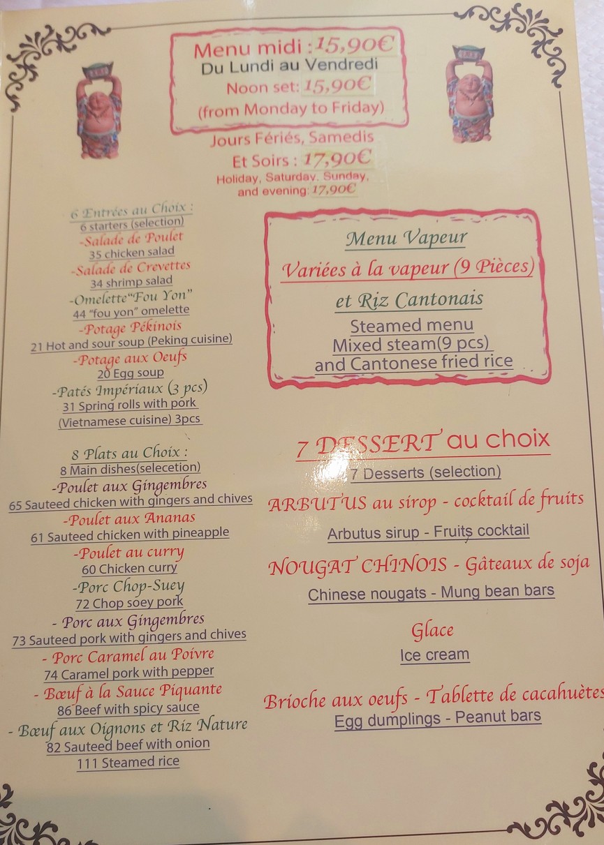 Kim-Phuc menu 4
