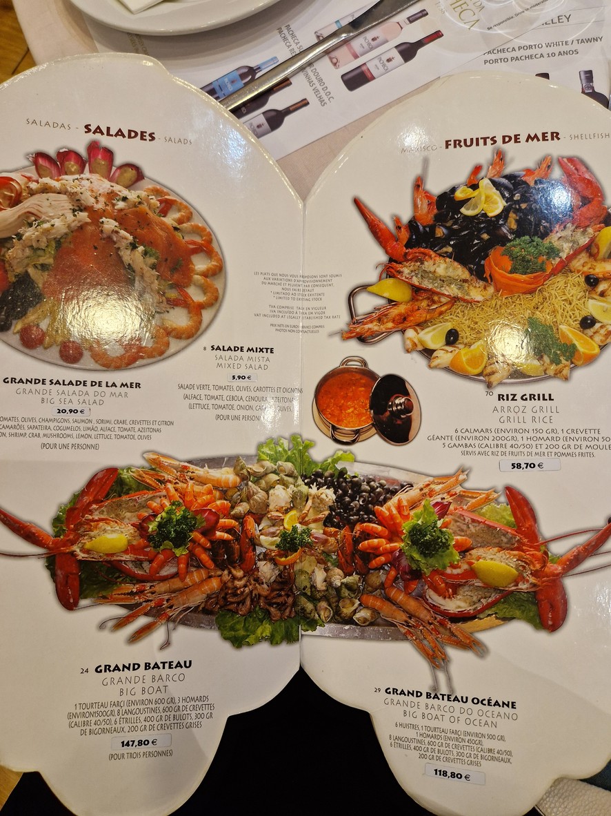 Pedra Alta menu 2
