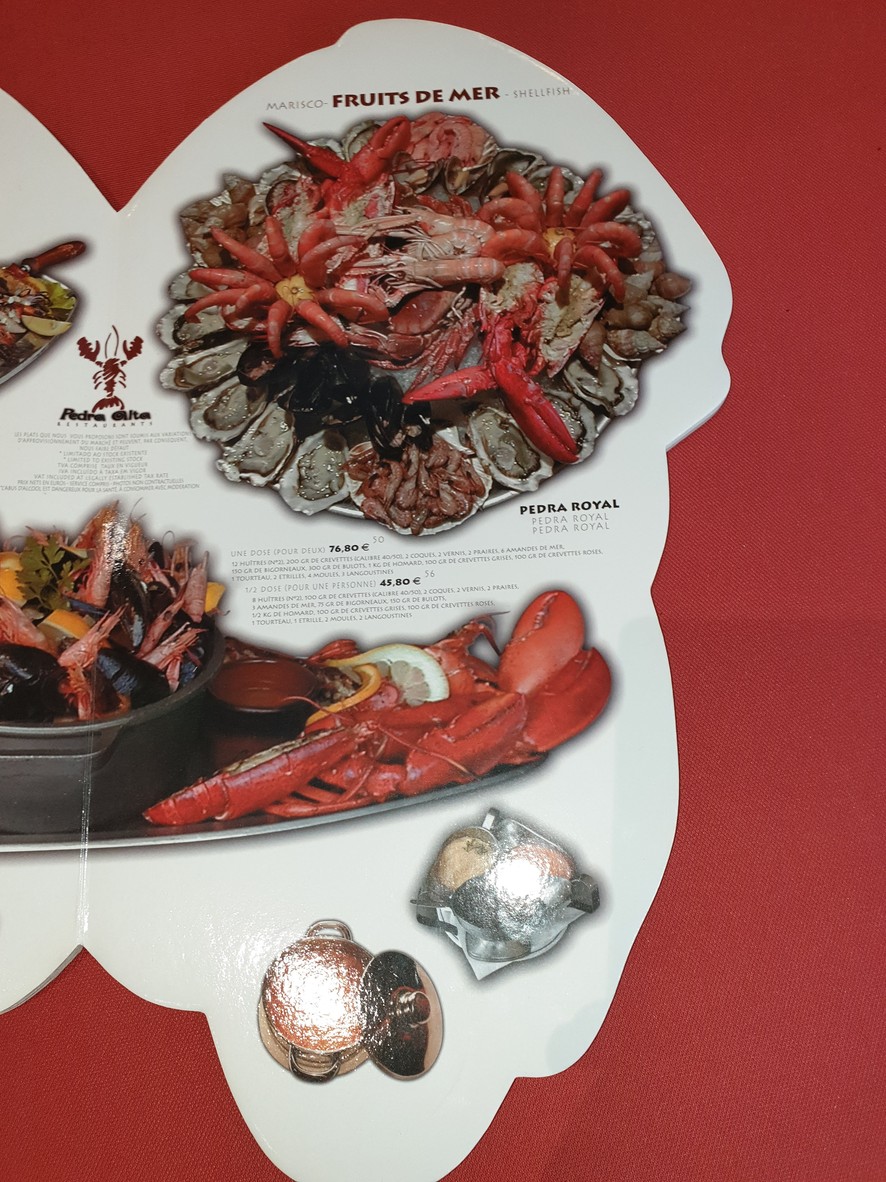Pedra Alta menu 4