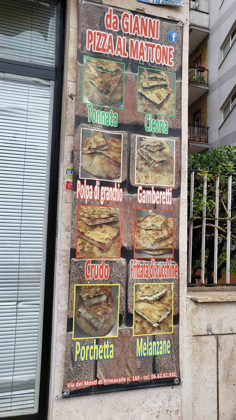 Pizzeria Da Gianni al Mattone menu 2