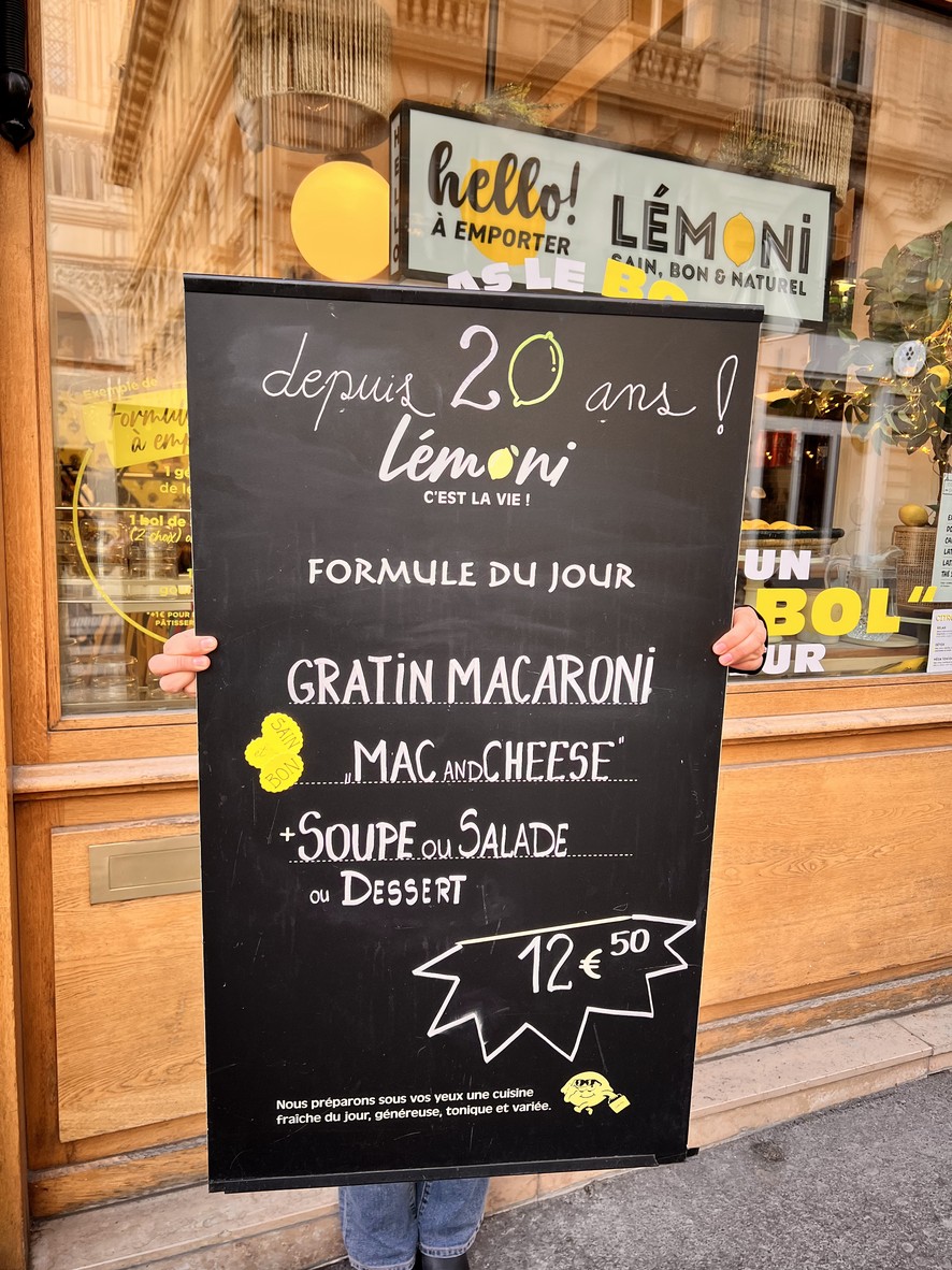 Lémoni Café - Trinité menu 1