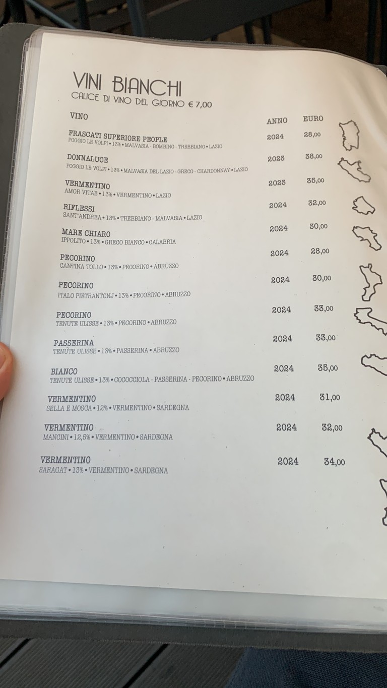 SUD Vino & Cucina menu 2