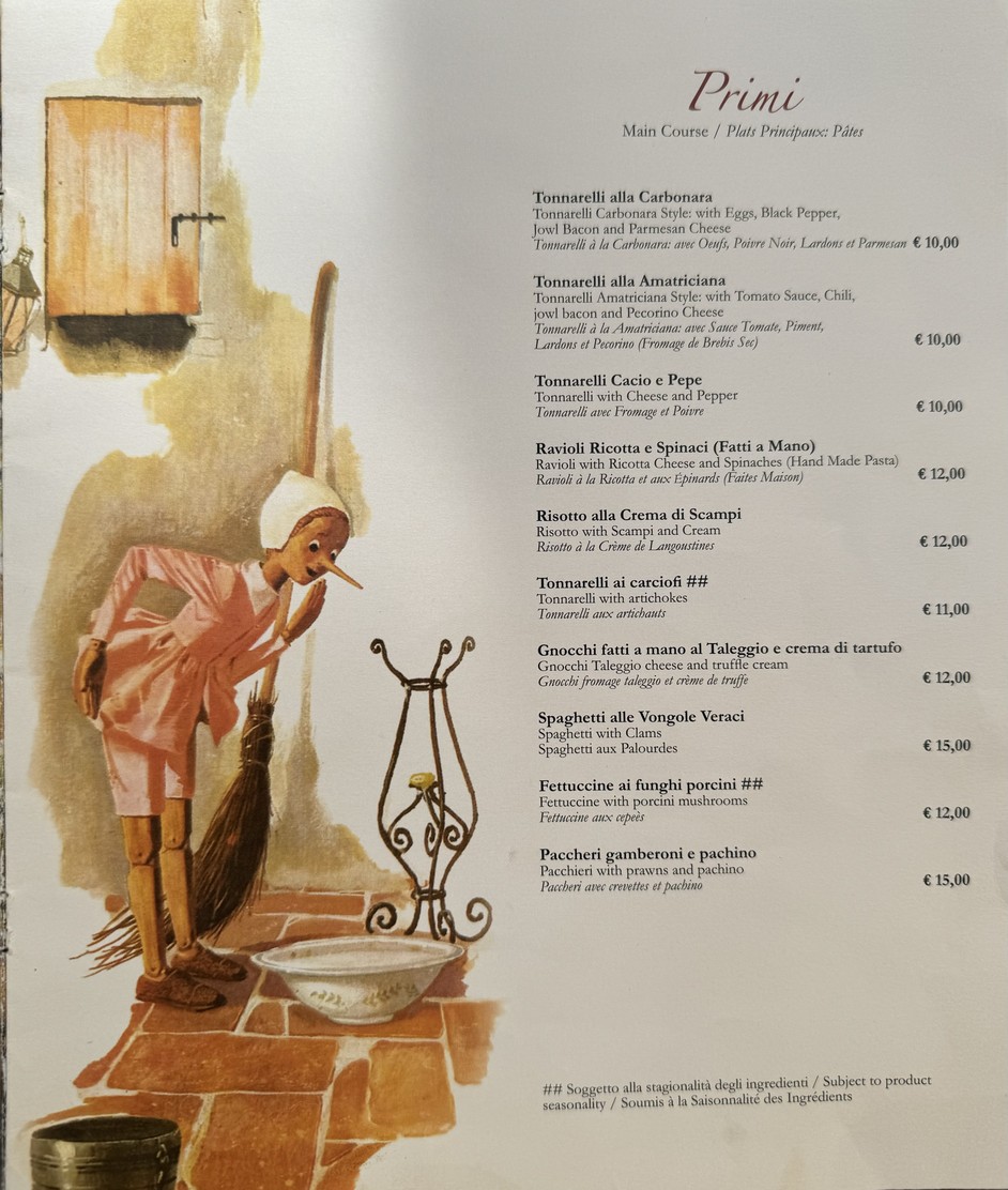 Al Giardino Del Gatto E La Volpe Srl menu 3