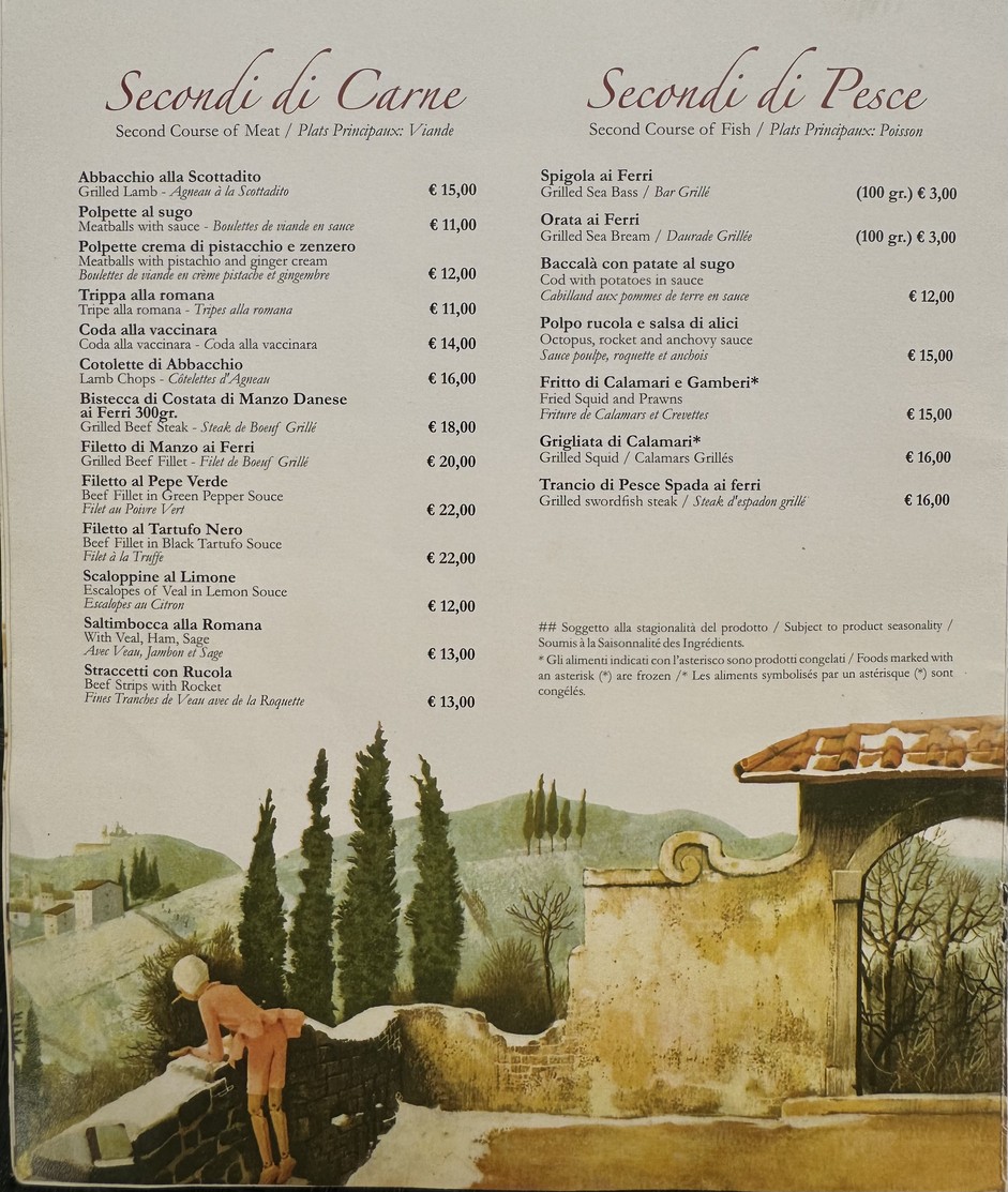 Al Giardino Del Gatto E La Volpe Srl menu 5