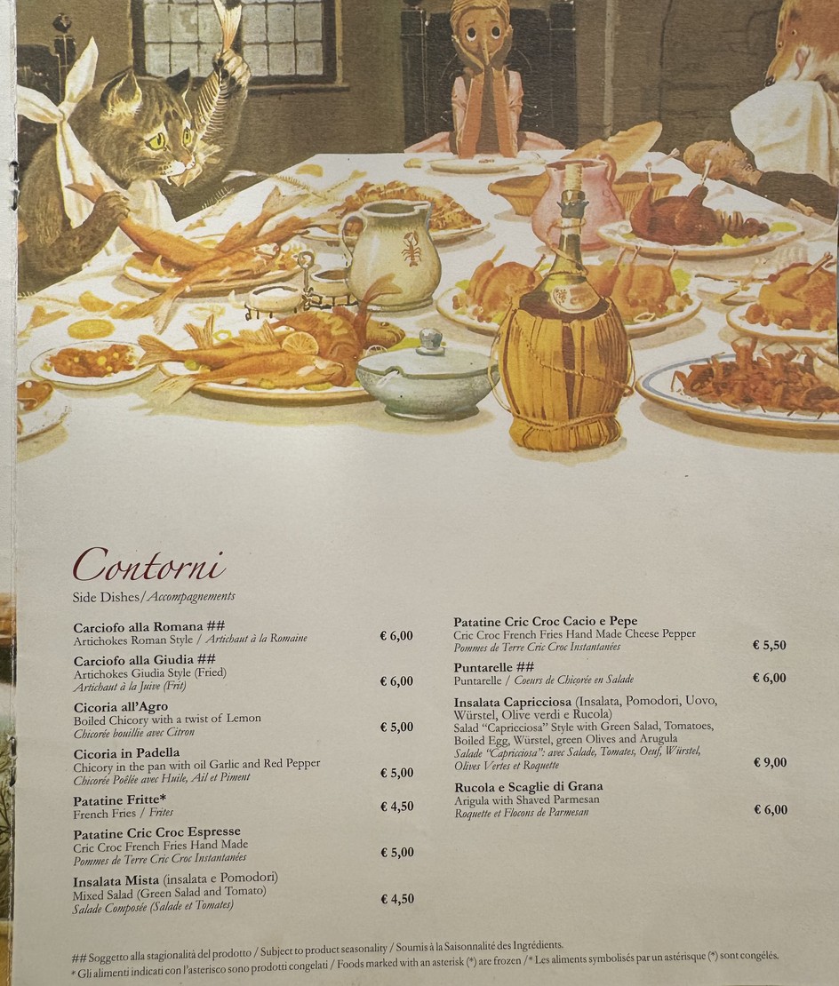 Al Giardino Del Gatto E La Volpe Srl menu 6