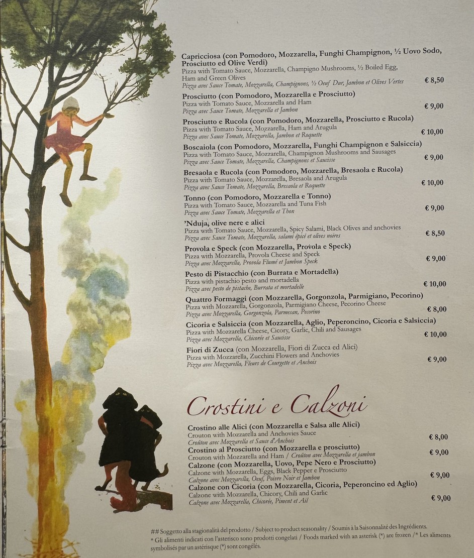 Al Giardino Del Gatto E La Volpe Srl menu 8