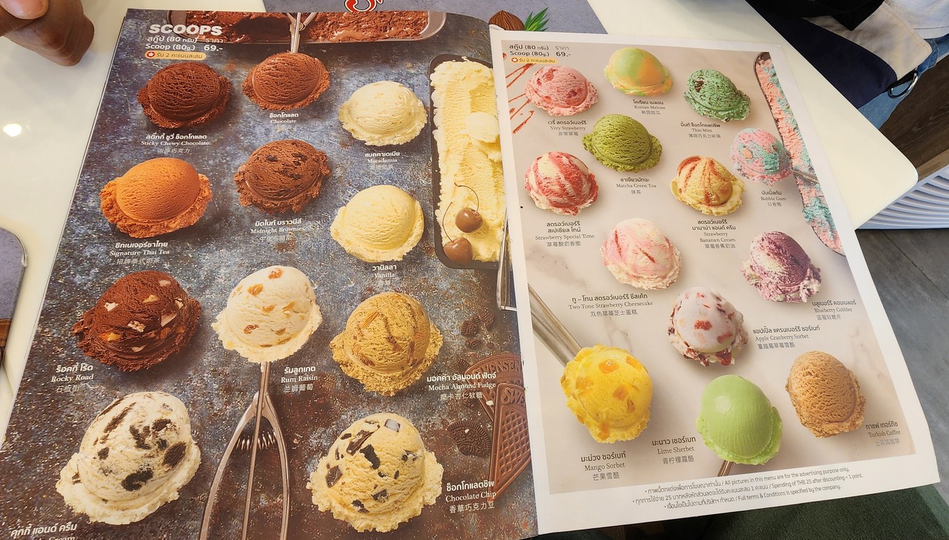 Swensen's Charn Chaengwattana menu 2