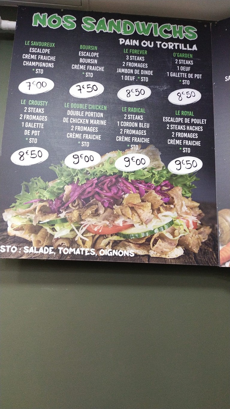 O'Garden menu 4