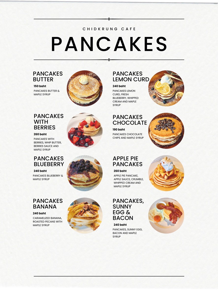 CHIDKRUNG CAFE menu 2