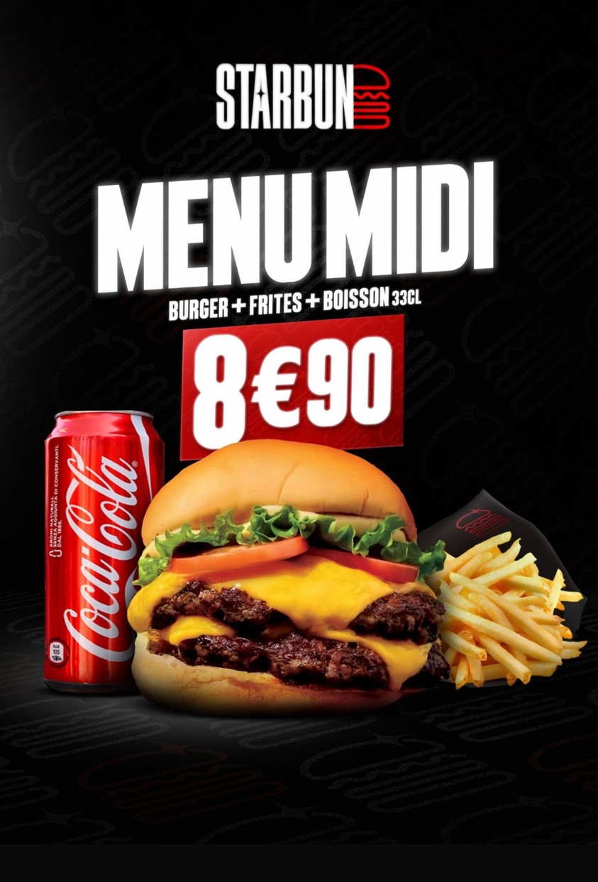 STARBUN menu 3