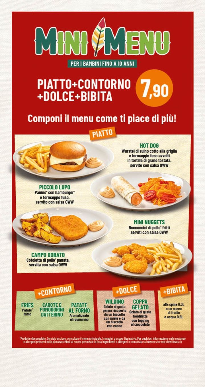 Old Wild West - Roma C.C. Anagnina menu 9