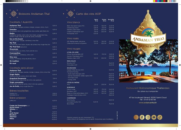 Restaurant Andaman Thaï