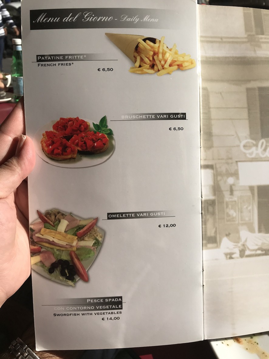 Bar Brasile menu 1
