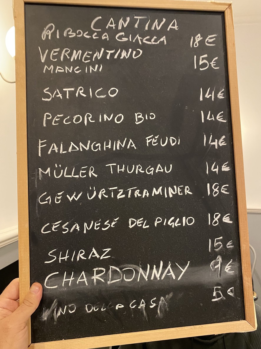 Il Ragioniere menu 4