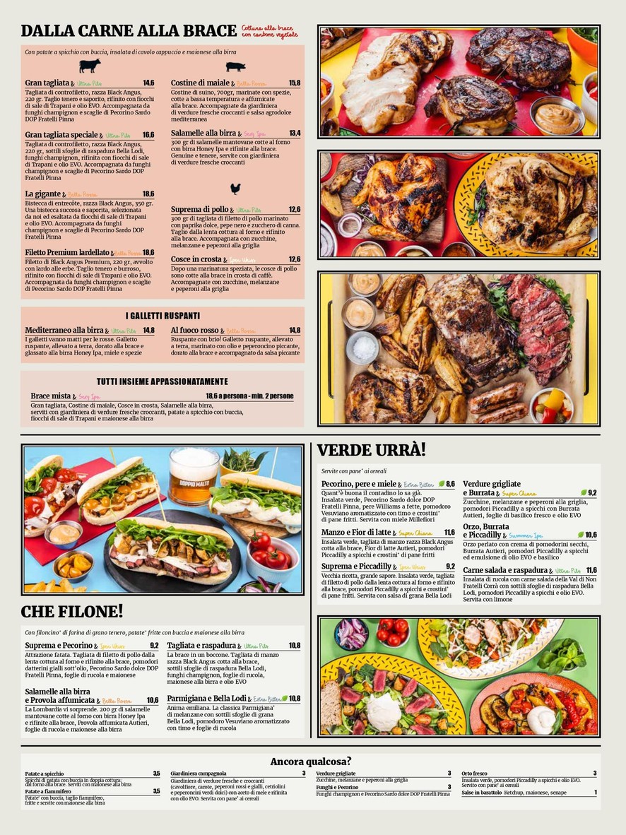Doppio Malto Roma Maximo menu 2